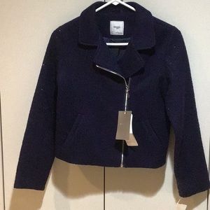 Mayoral Girl’s Navy Sequin Wool Jacket